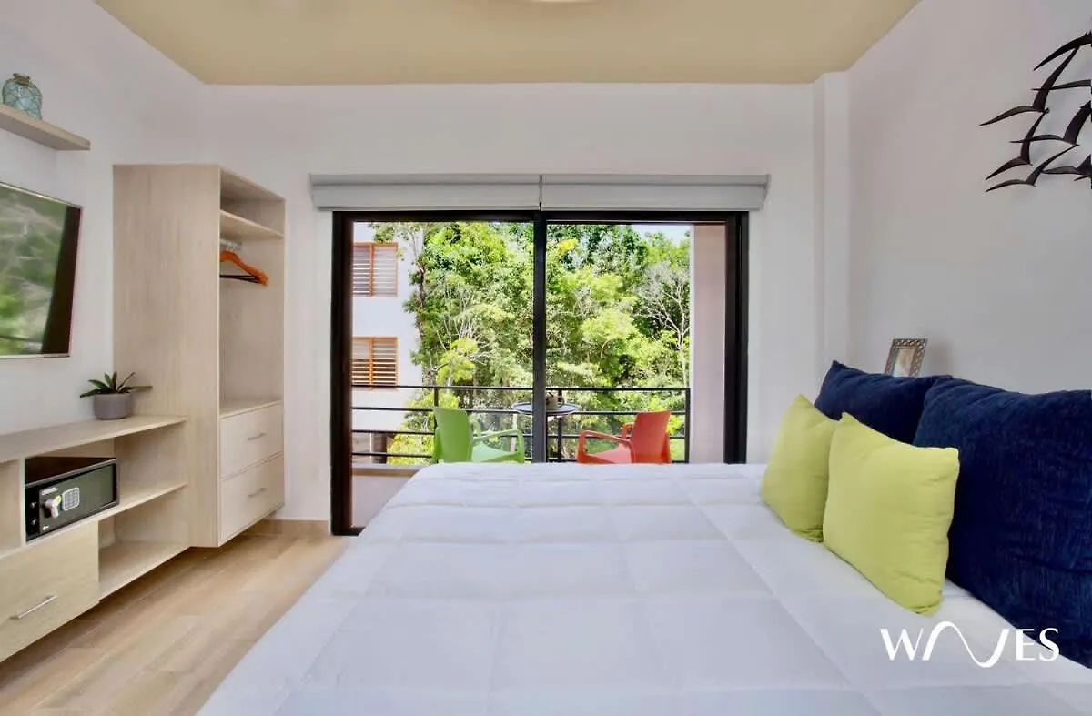 Вилла 4 Bedroom Spacious Exclusive Townhouse With Private Rooftop And Pool Navio Tulum By Waves Мексика