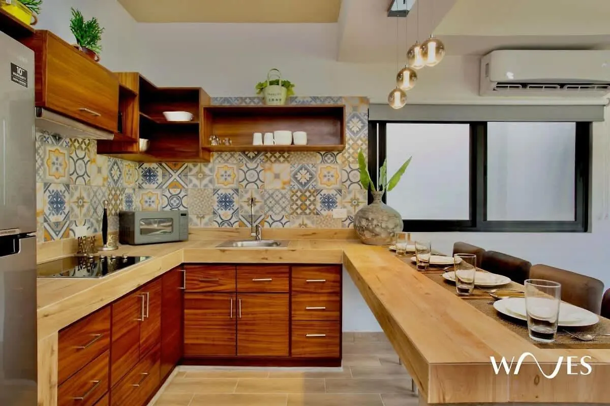 וילה 4 Bedroom Spacious Exclusive Townhouse With Private Rooftop And Pool Navio Tulum By Waves מקסיקו